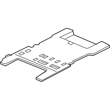 Honda 83302-SHJ-A02ZD Carpet, RR. Floor *NH598L* (ATLAS GRAY)