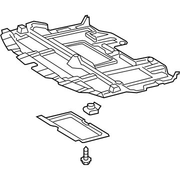 Lexus 51410-53120 Front Engine Under Cover Assembly