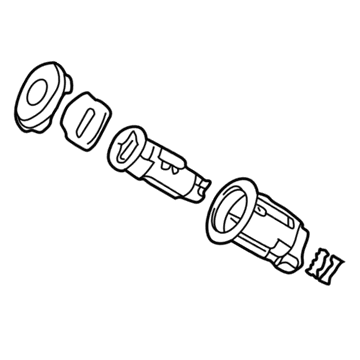 Mopar 4723484 Cylinder Lock-Door Dual Snap Cap