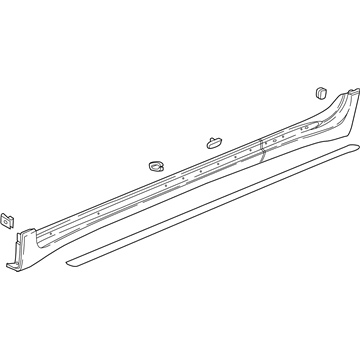 GM 84359270 MOLDING ASM-RKR PNL *BLACK
