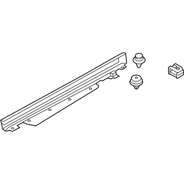 BMW 51-77-7-497-455 Side Skirt Trim Left