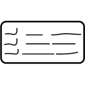 GM 10444757 Caution Label