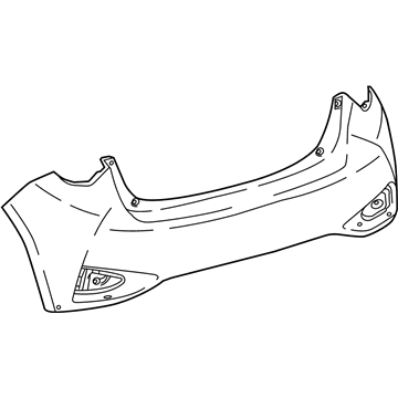Toyota 52159-0U921 Bumper Cover