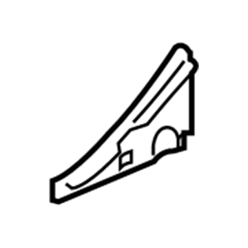 Nissan 87455-6GA0D Cover-RECLINING Device, Front Seat Outer LH