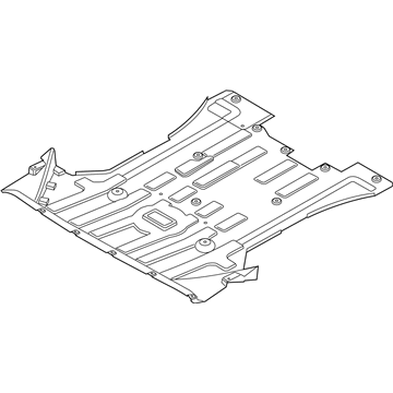 BMW 51-75-7-213-662 Underbonnet Screen