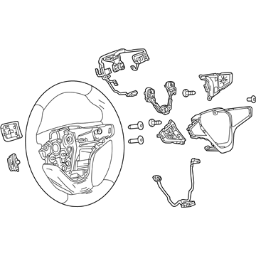 GM 84934700 WHEEL ASM-STRG *BLACK