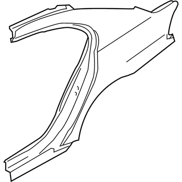 BMW 41-21-7-045-677 Left Rear Side Panel