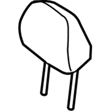 Hyundai 88700-G2000-SHE Headrest Assembly-Front Seat