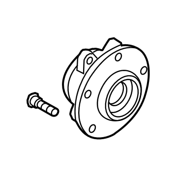 Nissan 40202-3JA1A Hub Assembly Road Wheel