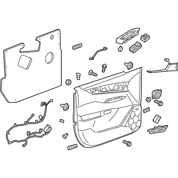 GM 25780089 Door Trim Panel