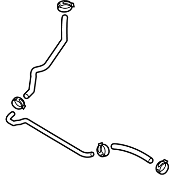 Hyundai 25450-F3300 Hose & Clamp Assembly