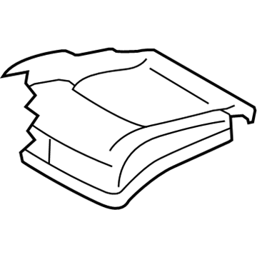 Nissan 87370-1AB0A Trim Assy-Front Seat Cushion