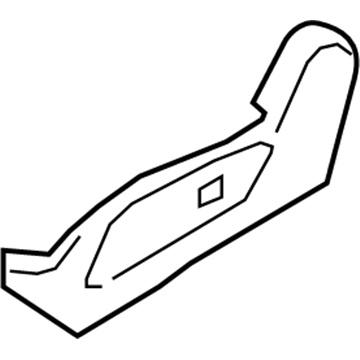 Nissan 87380-1AF0A Finisher Assy-Cushion, Front Seat LH