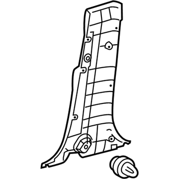 Lexus 62413-78010-C0 GARNISH, Center Pillar