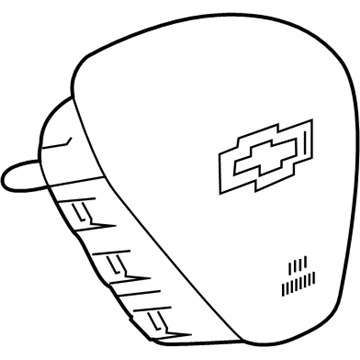 GM 86772973 AIRBAG ASM-STRG WHL *JET BLACK