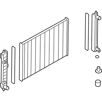 Nissan 21460-1AA0A Radiator Assy