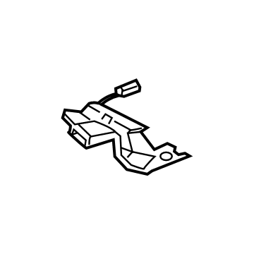 Hyundai 898J3-S8000-NNB 3rd Seat Buckle, LH