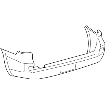 Lexus 52159-60999 Rear Bumper Cover