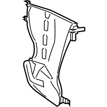 BMW 51-11-7-303-802 Air Duct, Engine-Oil Cooler, Right