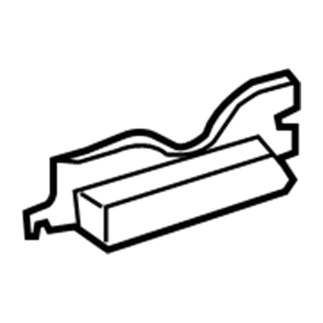 BMW 51-12-7-173-577 Heat Insulation, Cross Rear Left