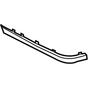 BMW 51-12-7-043-367 Bumper Guard, Primed, Rear Left