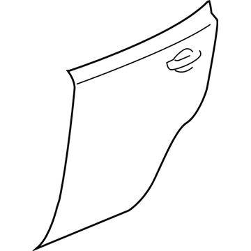 Lexus 67113-75020 Panel, Rear Door, Outer RH