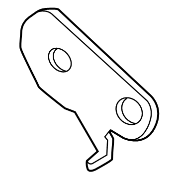 Infiniti 253B6-4GA0A PLATE-BUMPER SENSOR