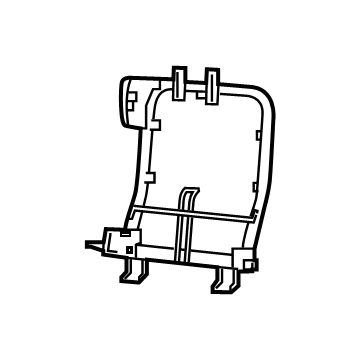 Mopar 68508935AA Frame-Rear Seat Back 40%
