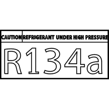 Toyota 88723-52020 AC Label