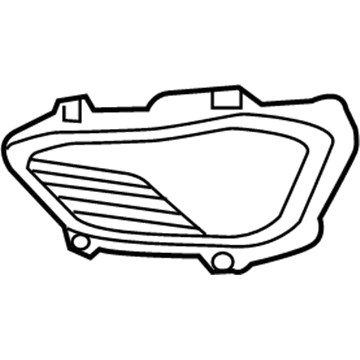 Hyundai 86563-B8100 Cover-Front Bumper Side, LH