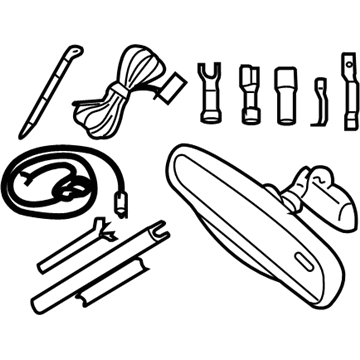 Ford 4L3Z-17700-A Mirror Inside