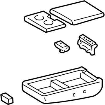Toyota 72810-0C060-B2 Center Console