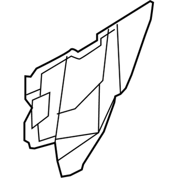Nissan 82860-1AA0B Screen-Seal Rear RH