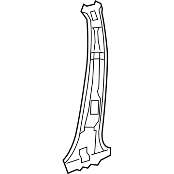 Lexus 61307-30042 Pillar Sub-Assembly, Center