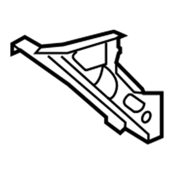Lexus 61015-30080 GUSSET Sub-Assembly, Front