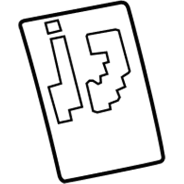 Toyota 35907-12750 Shift Indicator