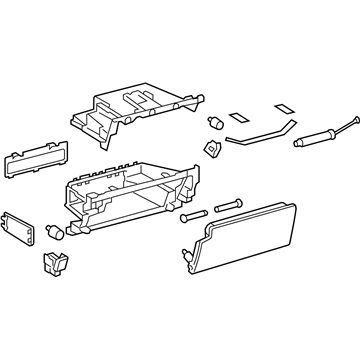 Lexus 55440-60041-A0 Box Assembly, Instrument