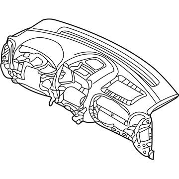 Hyundai 84710-4D051-BQ Crash Pad Assembly-Main