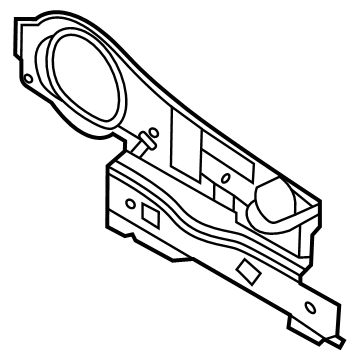 Nissan 67810-6LB0A INSULATOR-Dash, Lower Front
