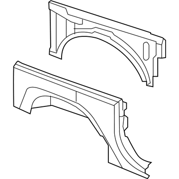 Mopar 55397014AJ Panel-Body Side Aperture Rear