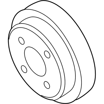Nissan 21051-86G00 Pulley-Fan & Water Pump