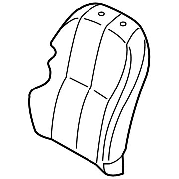 Kia 88360A9090DLF Front Back Covering Assembly, Left