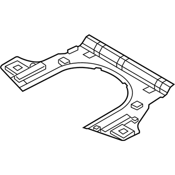 Hyundai 85720-2C050-LK Trim Assembly-Luggage Board, Front