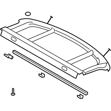 Hyundai 85930-2C000-LK Trim Assembly-Covering Shelf Center