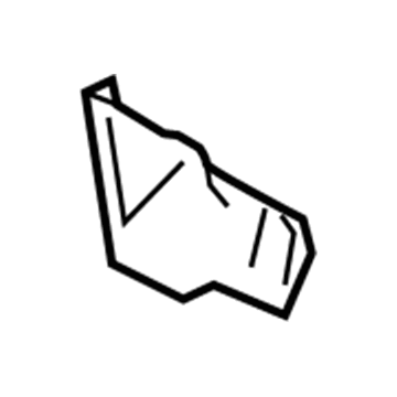 Lexus 58156-30120 Insulator, Front Floor Heat, NO.4
