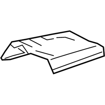 Lexus 58328-53030 Insulator, Main Muffler Heat