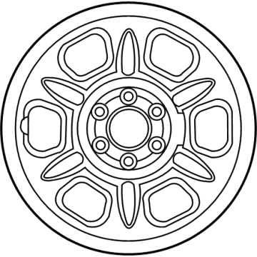 Nissan 40300-EA400 Spare Tire Wheel Assembly