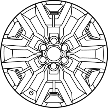 Nissan 40300-9BU1K WHEEL-ALUMINUM