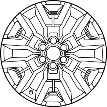 Nissan 40300-9BU1A WHEEL-ALUMINUM