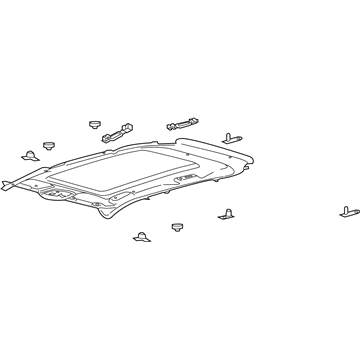 Ford FT4Z-5851916-GG Headliner